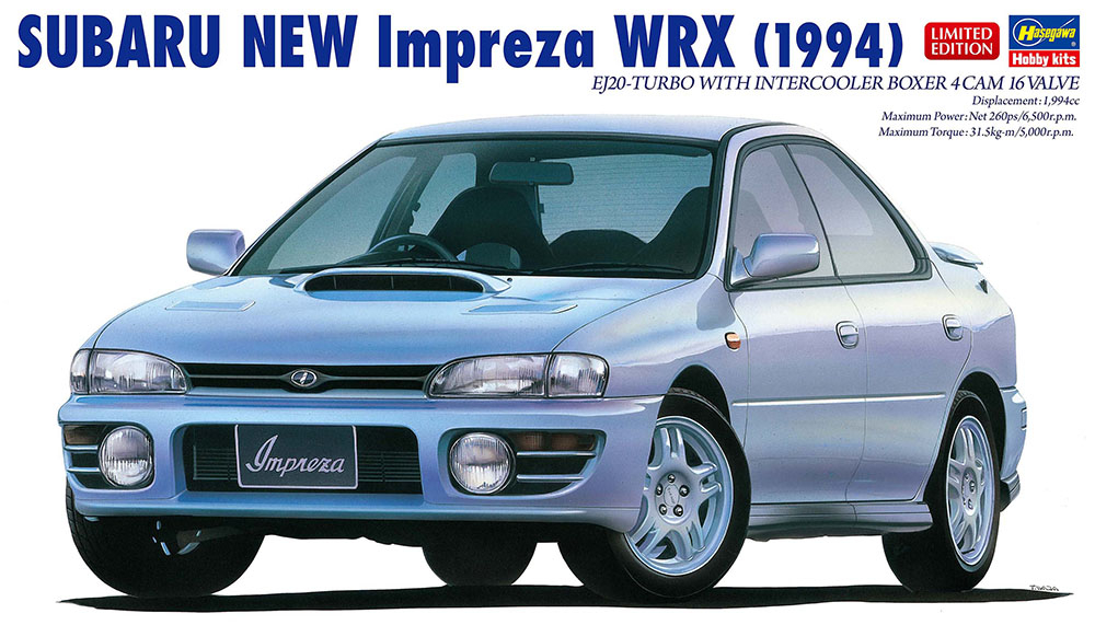 Subaru New Impreza WRX (1994) Hasegawa 20675