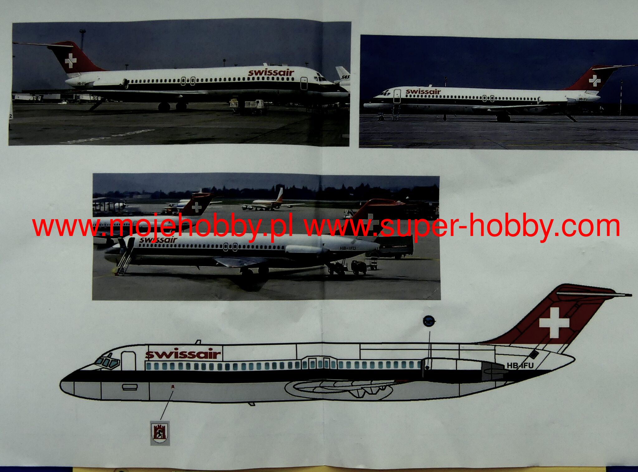 McDonnell Douglas DC-9-30 Swissair Mach2 -GP112SW